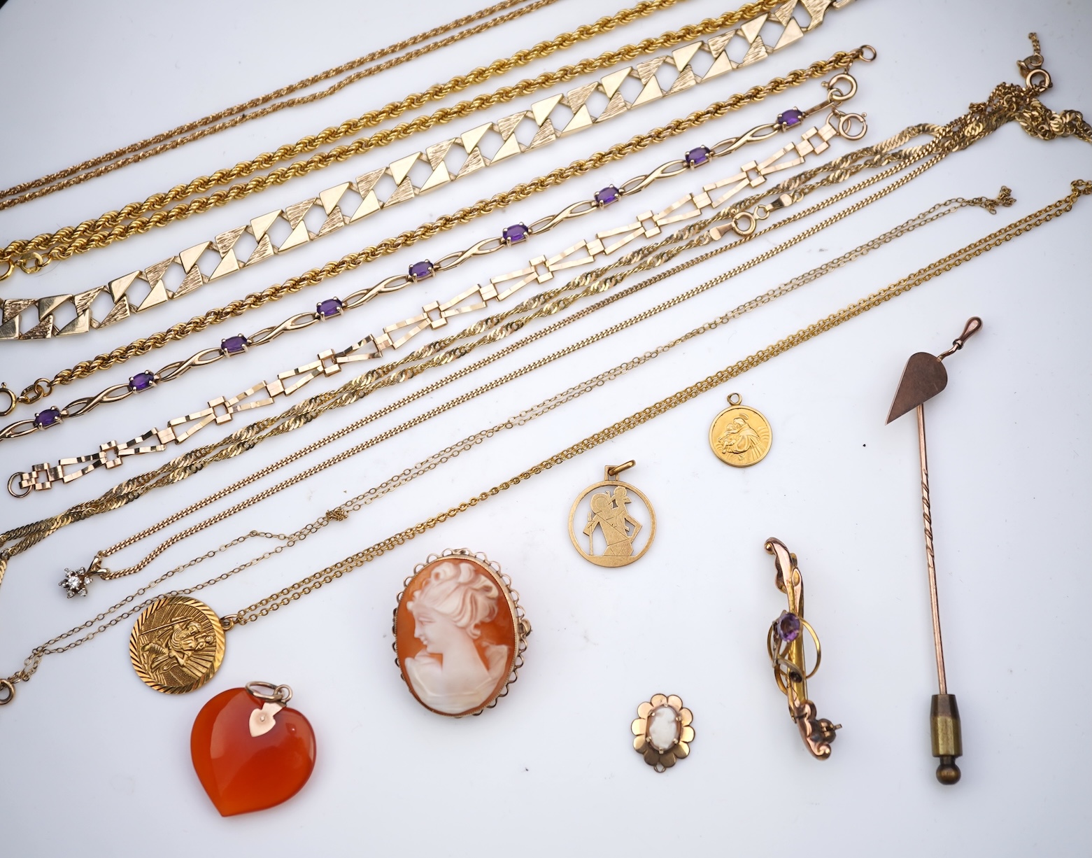A collection of jewels